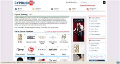 Desktop Screenshot of cyprusclothing.com